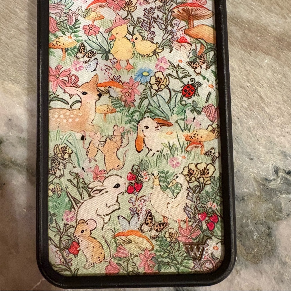 Wildflowers Pastel Animal Garden Phone Case - Picture 6 of 6
